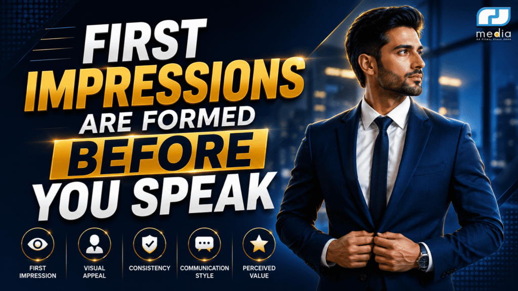 First Impressions Are Formed Before You Speak