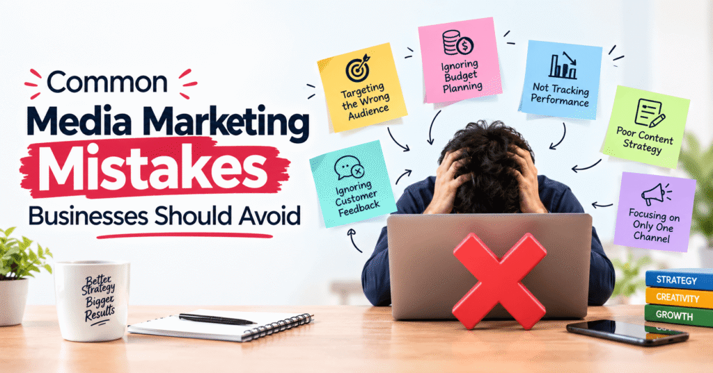 Common Media Marketing Mistakes Businesses Should Avoid
